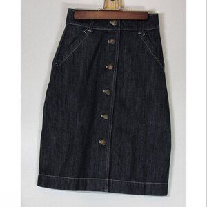 Tomas Maier Denim A - Lined Skirt, Womens Size 2